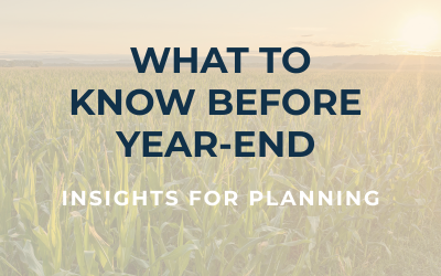 2025 Year-End Tax Planning Guide for Farmers